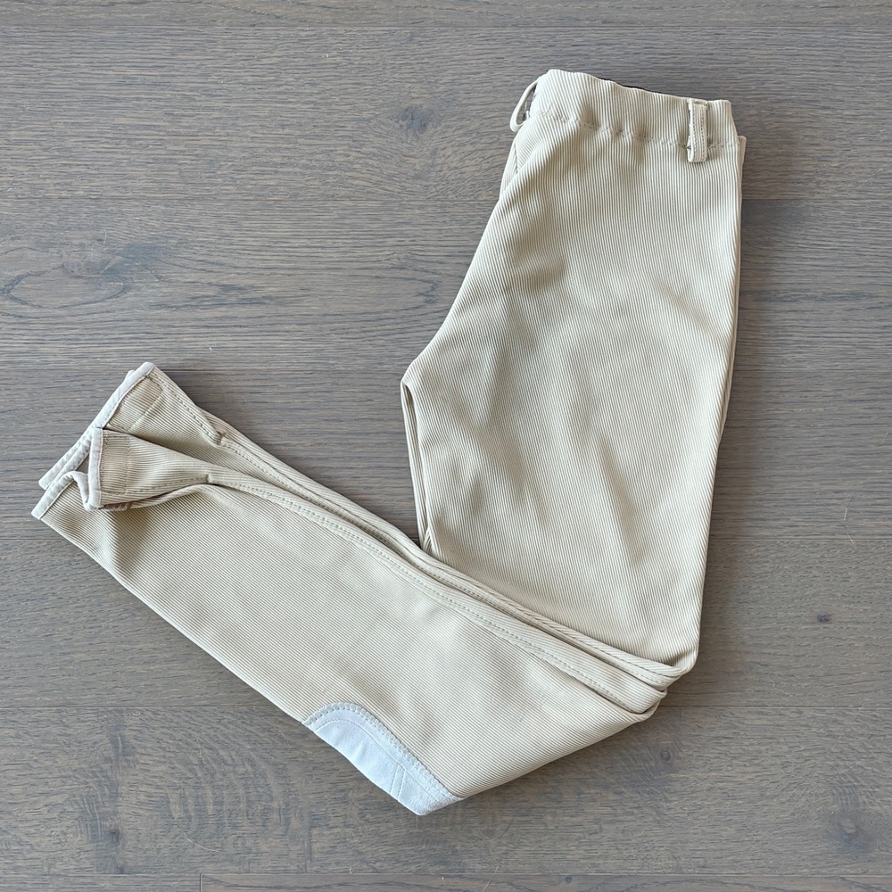 Tuffrider Tan Pull-on Breeches Size 24